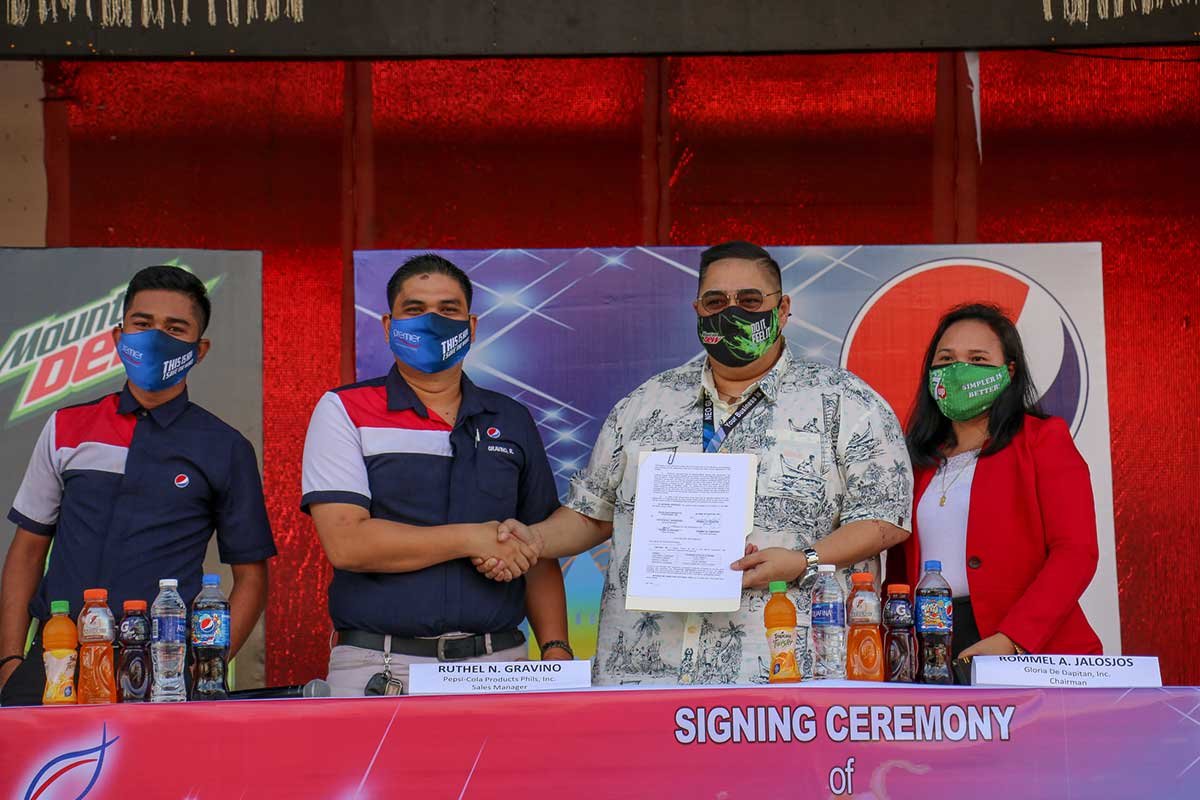 GFL and Pepsi Contract Signing